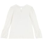 Girls Red & White Bow Pleated Skirt, 1, hi-res