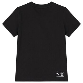 Boys Black Bumblebee Transformers T-Shirt