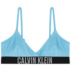 Girls Aqua Logo Ribbed Bikini, 1, hi-res