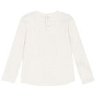 Girls Ivory Lama Top, 1, hi-res