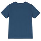 تيشيرت أولاد باللون الأبيض والأزرق ( قطعتين), 1, hi-res