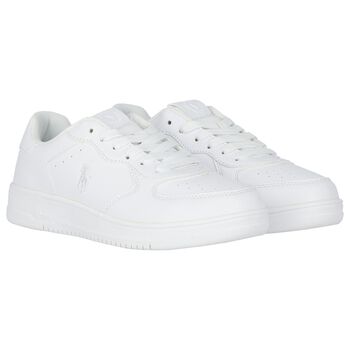 White Logo Trainers