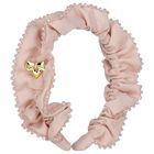 Girls Pink Lavinia Beaded Headband, 1, hi-res