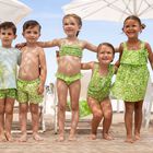 مايوه بنات بيكيني بطبعة باللون الأخضر, 1, hi-res