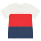 Boys White, Red & Blue Shorts Set, 3, hi-res