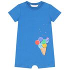 Baby Boys Red & Blue Rompers ( 3-Pack ), 1, hi-res