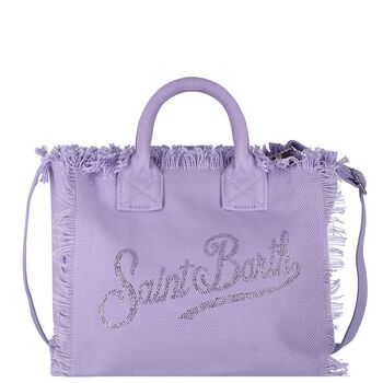 Girls Purple Logo Tote Bag