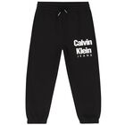 Boys Black Logo Joggers, 1, hi-res
