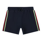 Younger Boys Navy Logo Shorts Set, 1, hi-res
