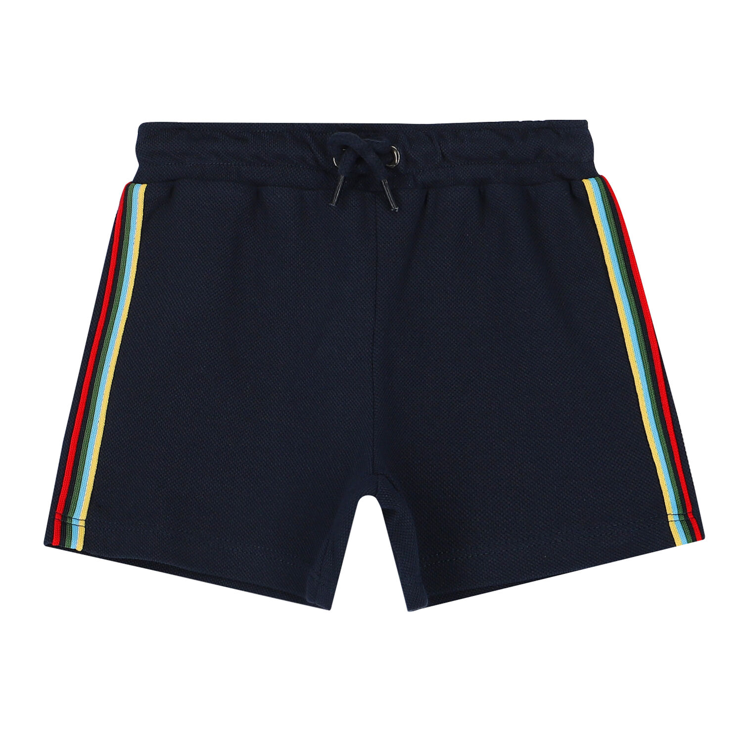 Younger Boys Navy Logo Shorts Set, 1, hi-res