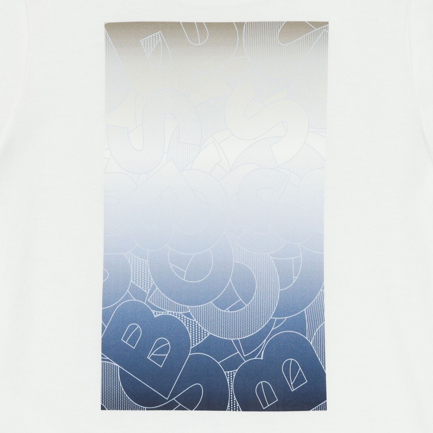 Younger Boys White Logo T-Shirt, 1, hi-res