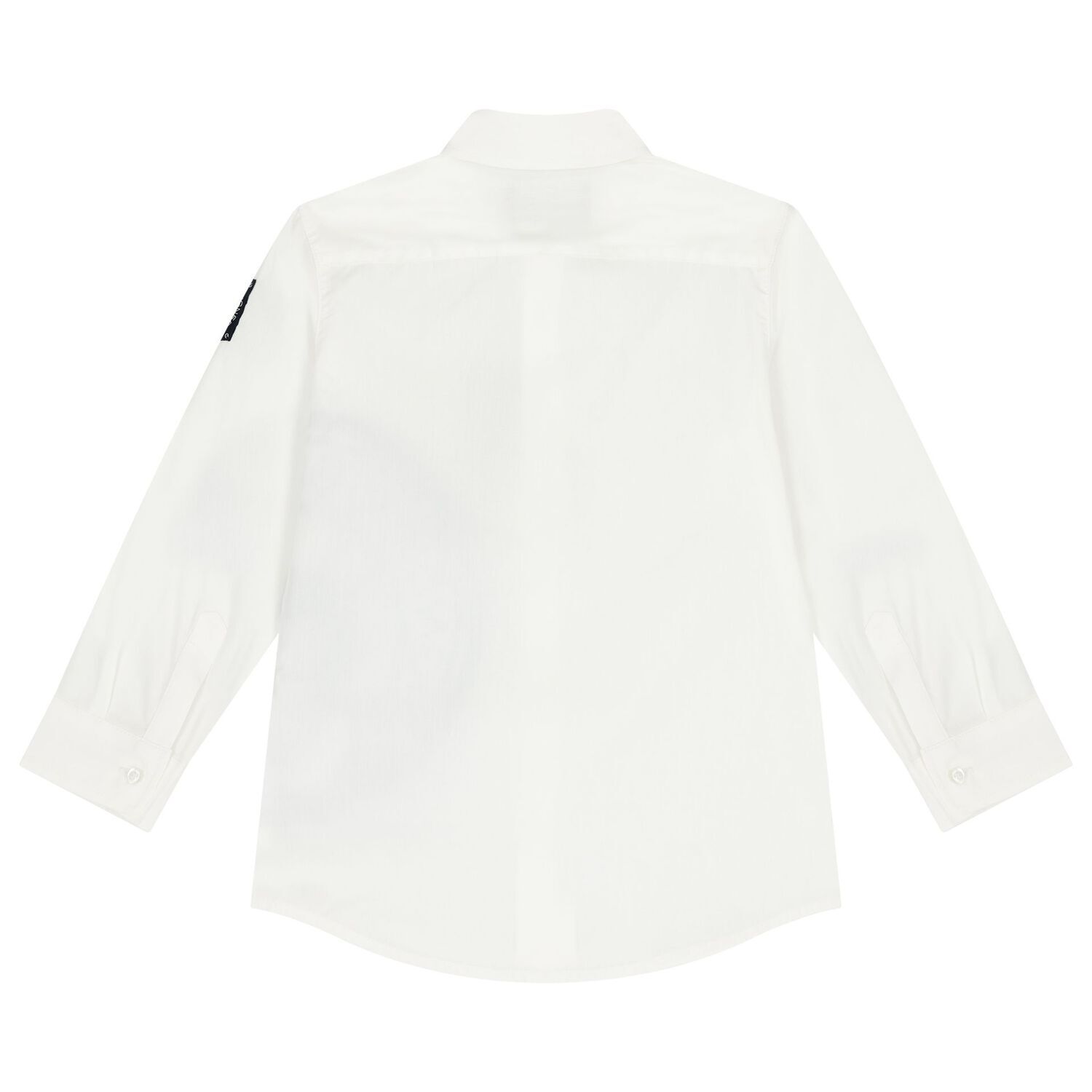 تيشيرت أولاد بالشعار باللون الأبيض, 2, hi-res