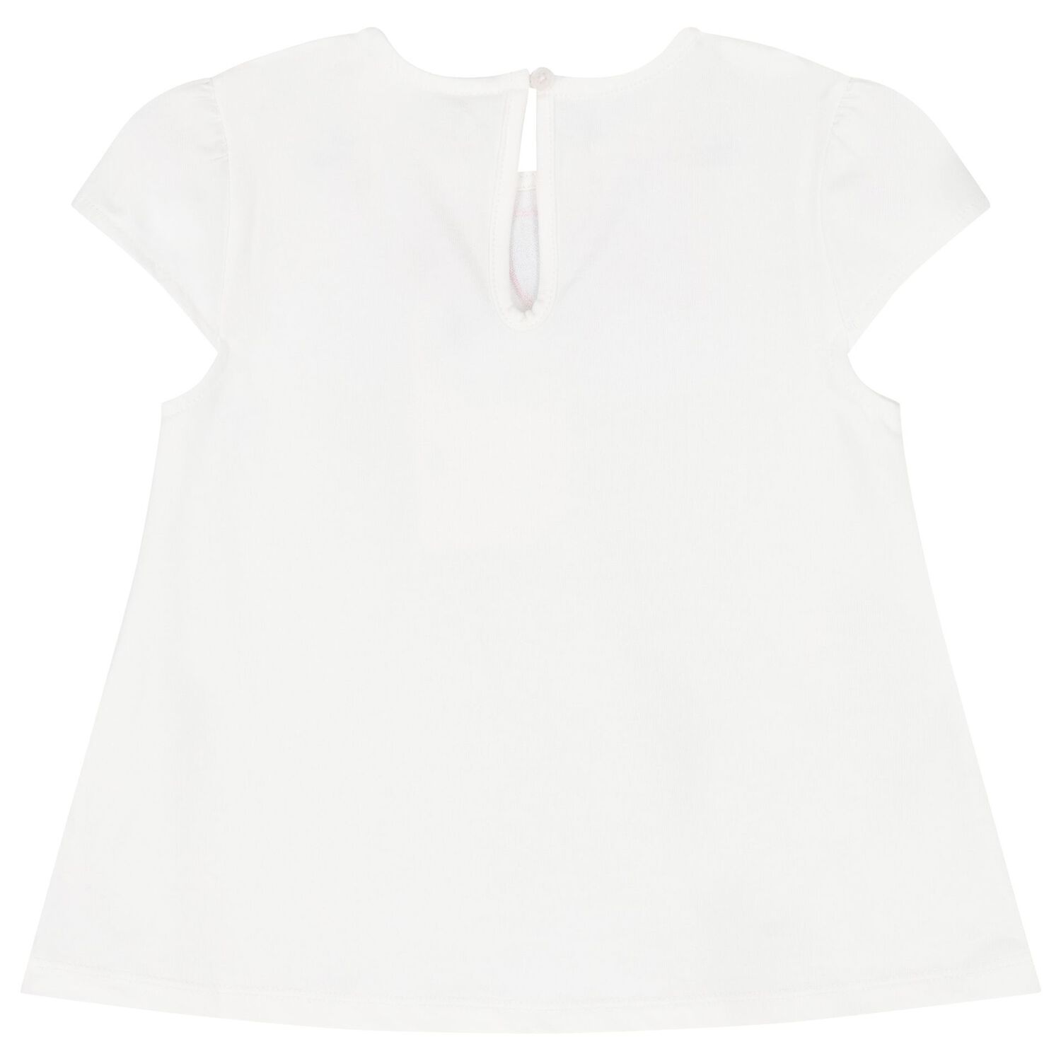 طقم شورت بنات باللون الابيض والوردى (2 قطعه), 1, hi-res