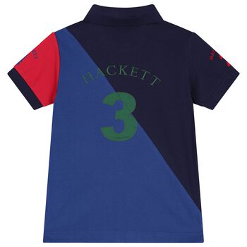 Boys Multi-Coloured Logo Polo Shirt