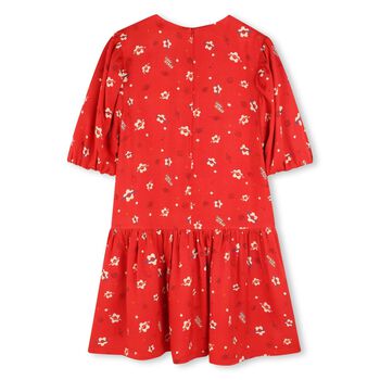 Girls Red Planet Boke Dress