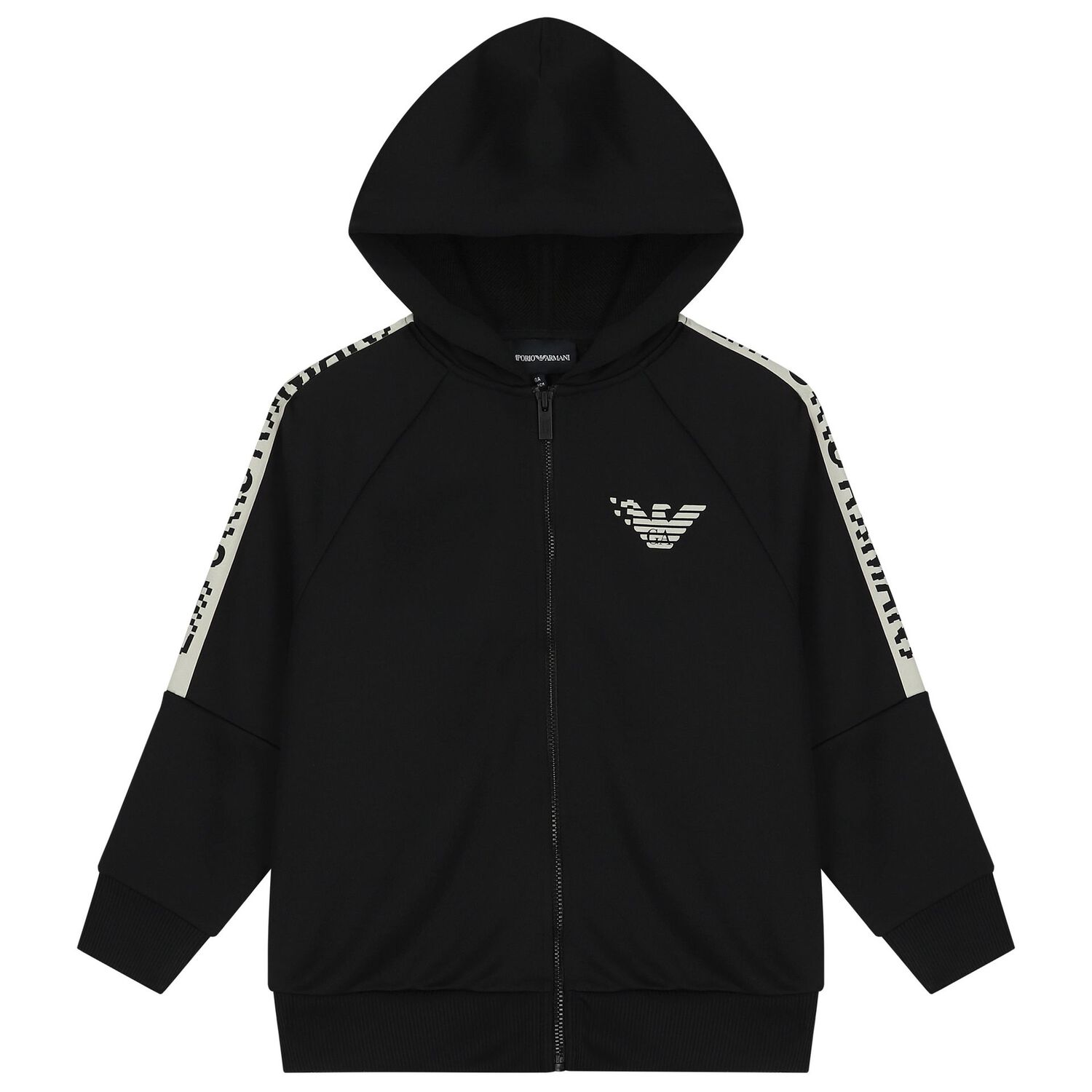 Boys Black Logo Tracksuit, 1, hi-res image number null