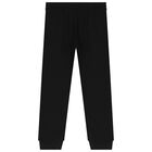 بدلة رياضية بالشعار باللون الأسود للأولاد, 1, hi-res