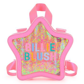Girls Pink Star Backpack
