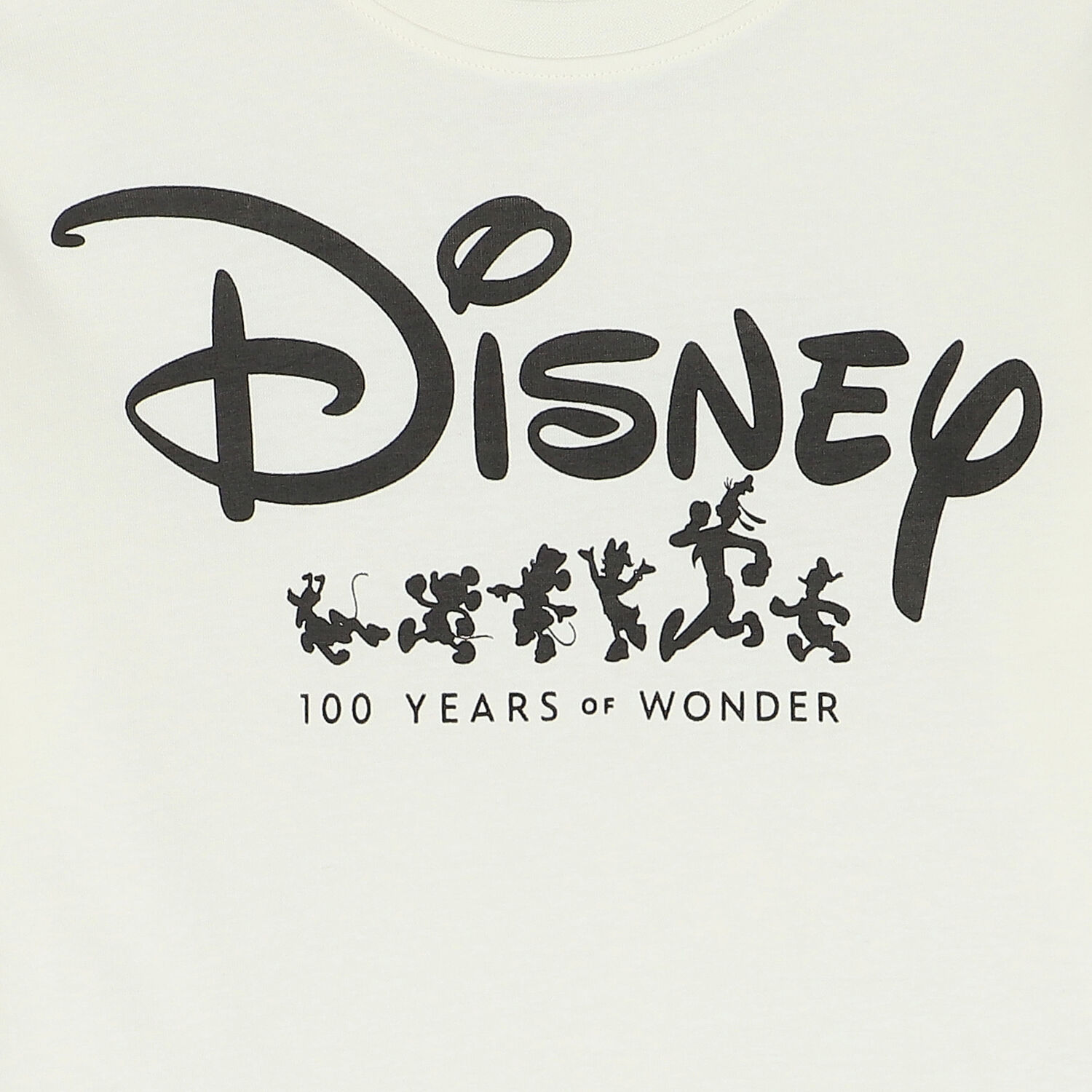 Ivory Disney Logo Long Sleeve Top, 1, hi-res