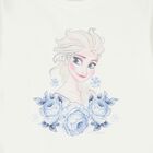 Girls White Disney Logo Long Sleeve Top, 1, hi-res