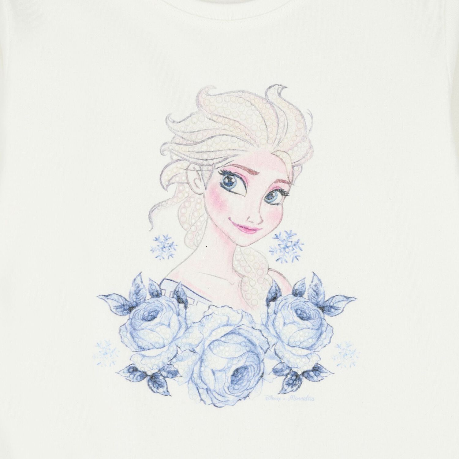 Girls White Disney Logo Long Sleeve Top, 1, hi-res image number null