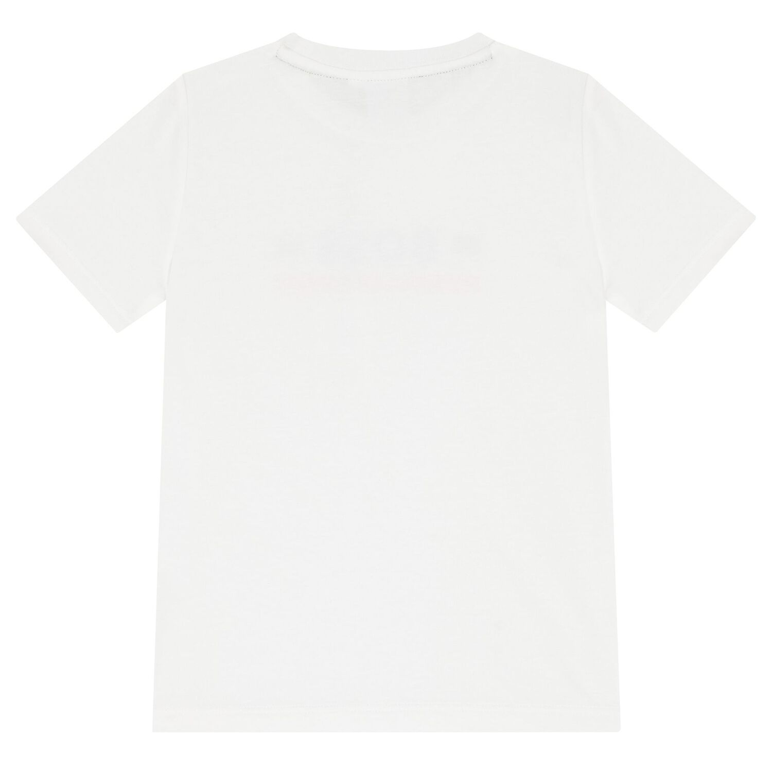 طقم شورت بالشعار باللونين الأبيض والبرتقالي للأولاد, 1, hi-res