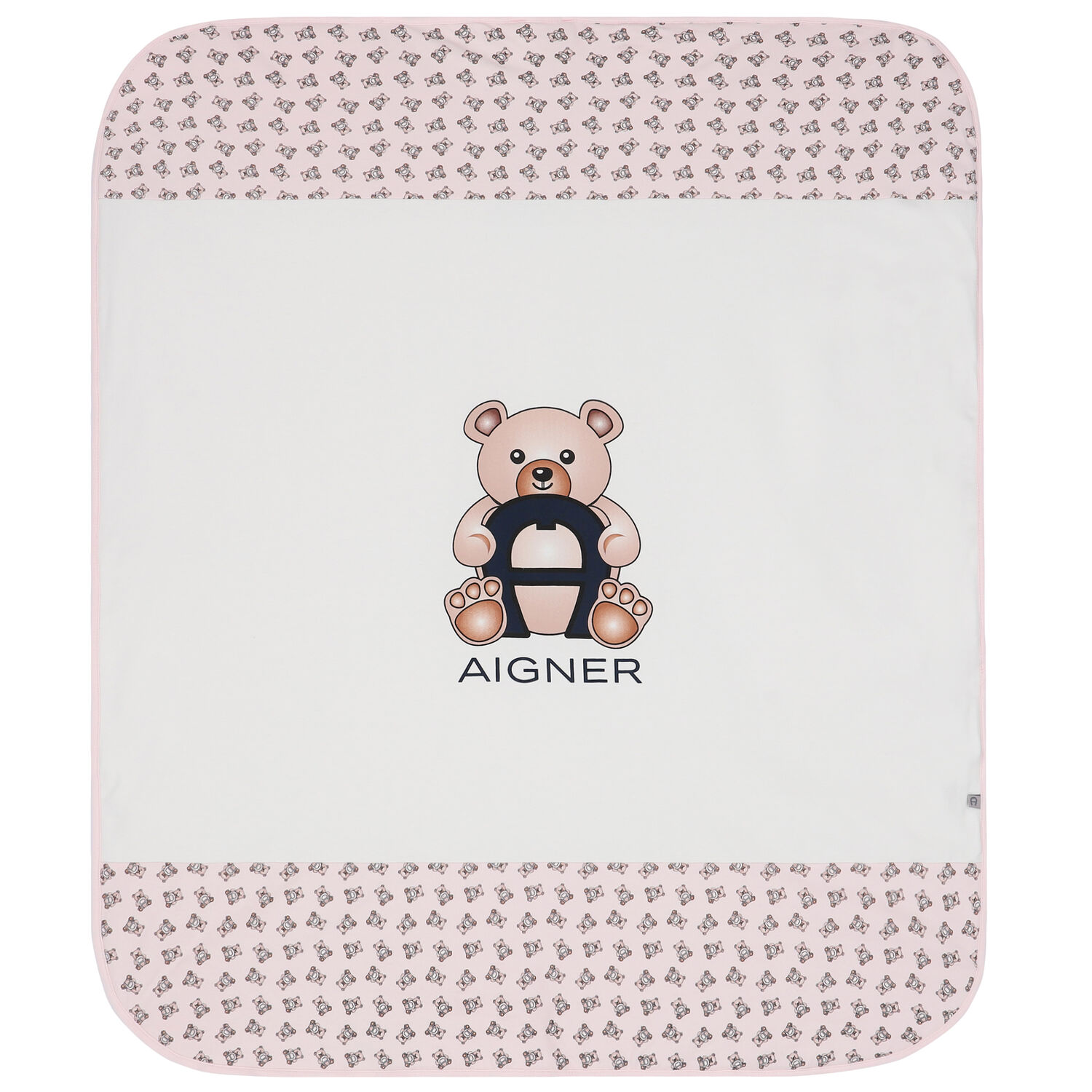 بطانية بالشعار باللون الوردي للبنات, 3, hi-res