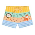 Baby Boys Yellow Swim Shorts Set, 1, hi-res