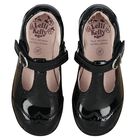 Girls Black Patent Shoes, 1, hi-res