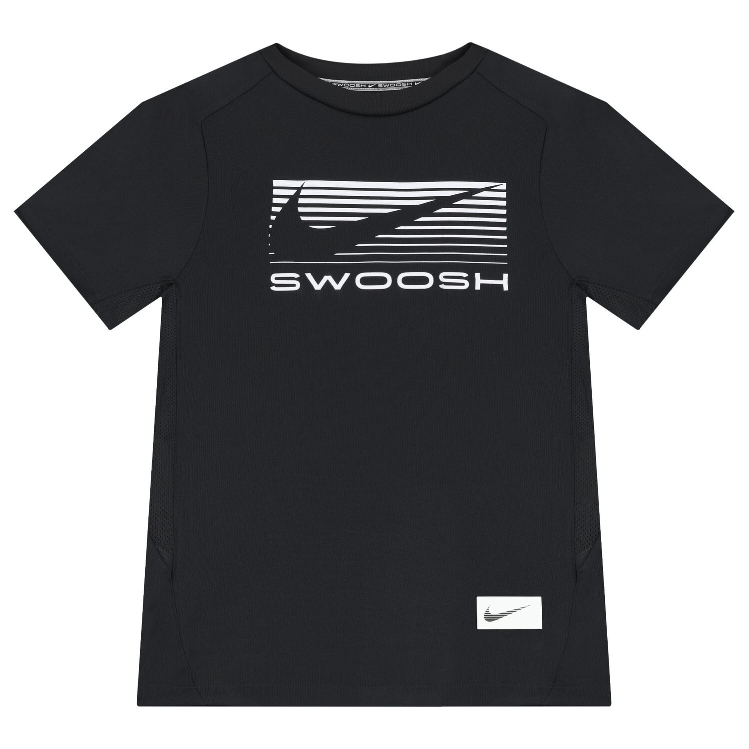 تيشيرت اولاد بالشعار باللون الاسود والابيض , 1, hi-res image number null