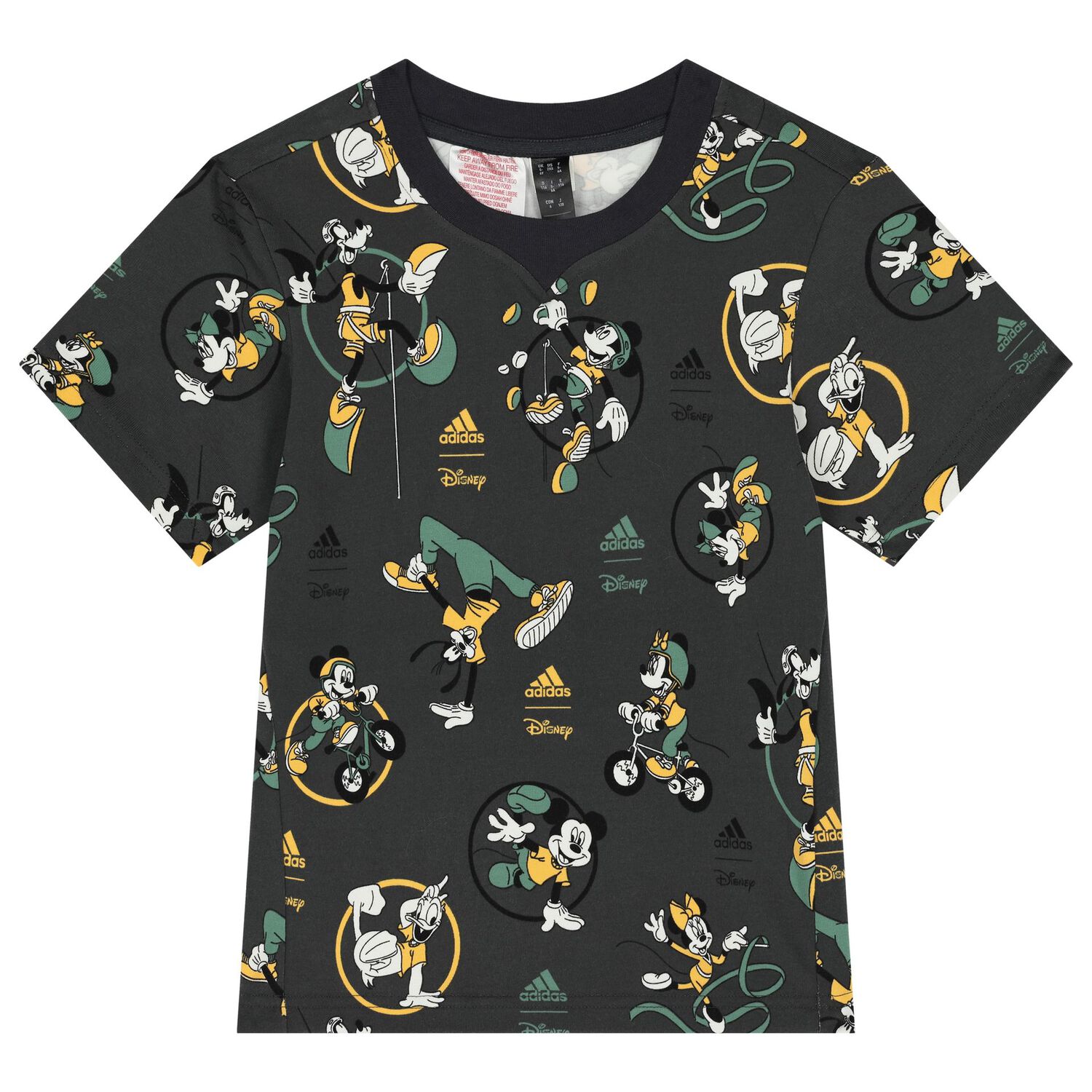 طقم شورت أولاد بشعار ديزني باللون الرمادي, 1, hi-res