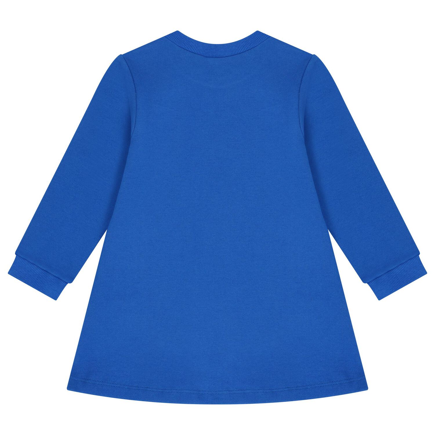 طقم فستان على شكل قلب أزرق للبنات, 1, hi-res