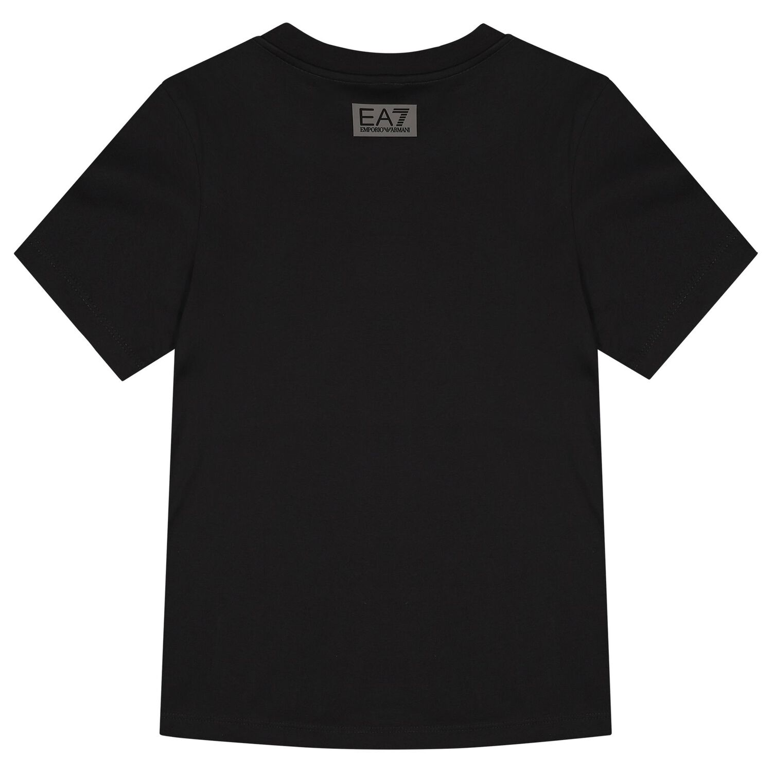 Boys Black Logo T-Shirt, 1, hi-res