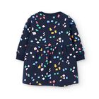 فستان بنات واسع باللون الكجلي , 1, hi-res