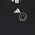 تيشيرت بشعار سمايلي باللون الأسود, 1, hi-res