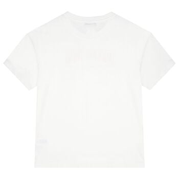 Boys White Logo T-Shirt