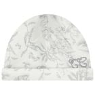 Ivory & Grey Toile De Jouy Baby Hat, 2, hi-res