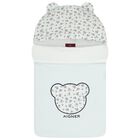 Baby Boys Blue & White Teddy Bear Logo Nest, 2, hi-res