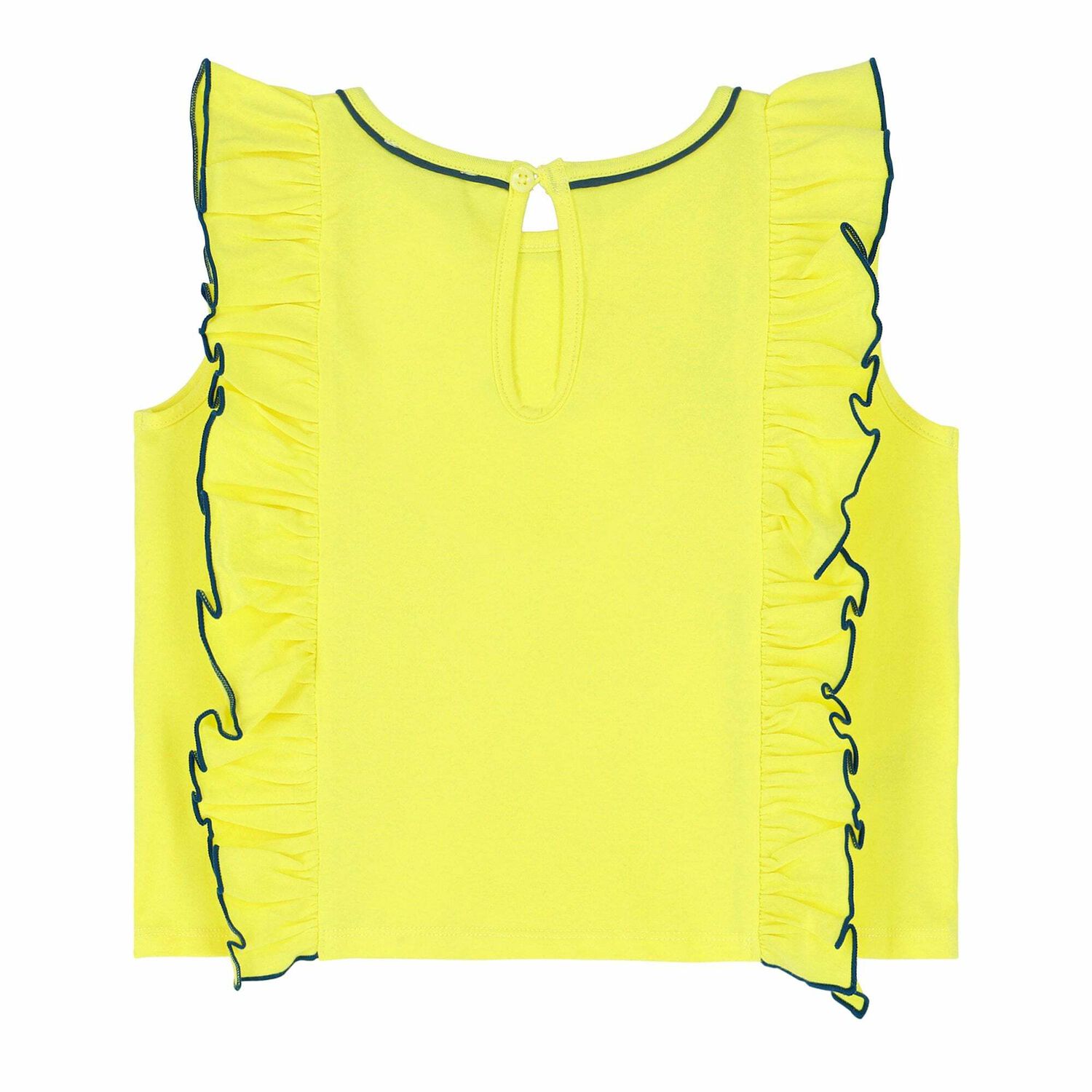 طقم تنورة باللون الاصفر والازرق, 1, hi-res