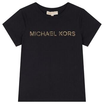 Girls Black Logo T-Shirt