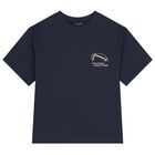 طقم شورت أولاد باللون الكحلي , 1, hi-res