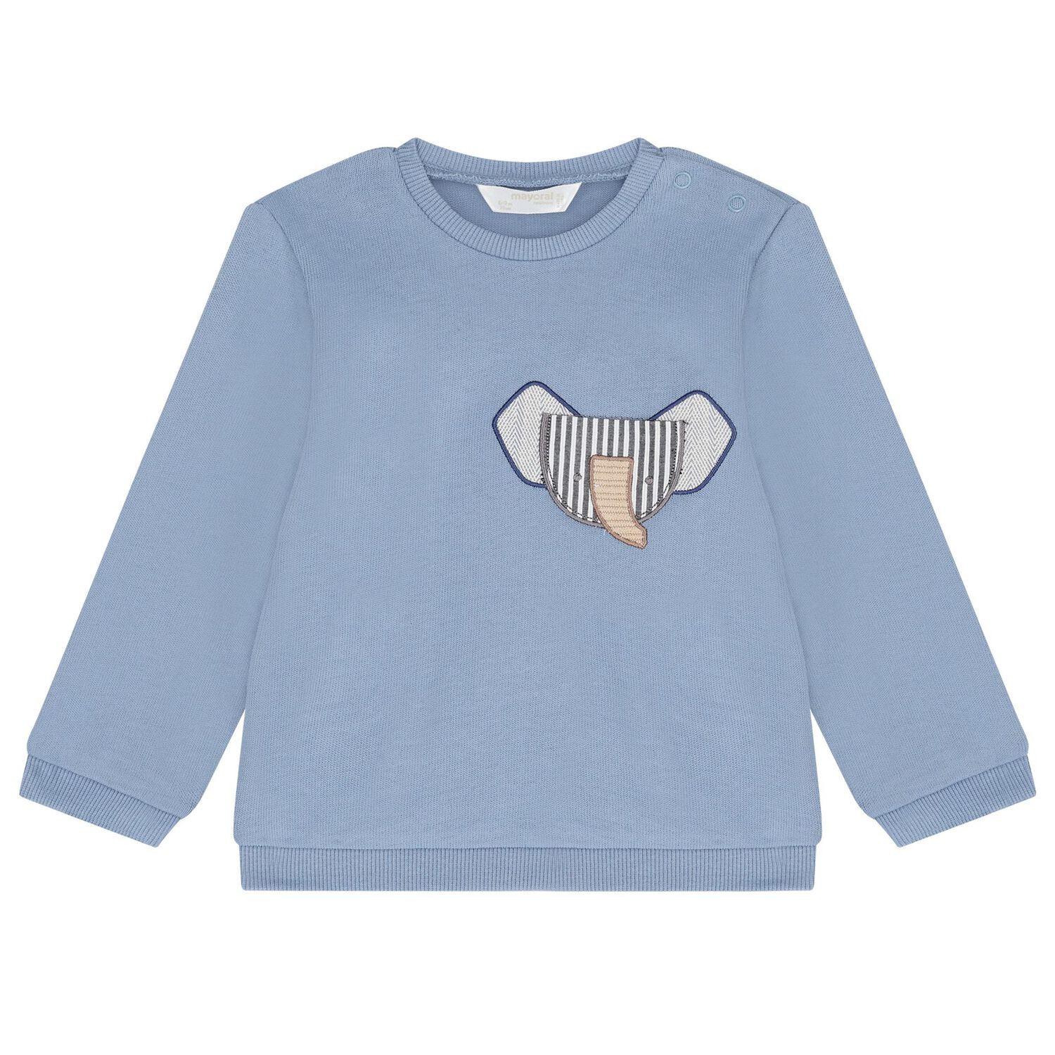 بدله رياضيه للاولاد باللون البيج والازرق ( قطعتين ) , 3, hi-res