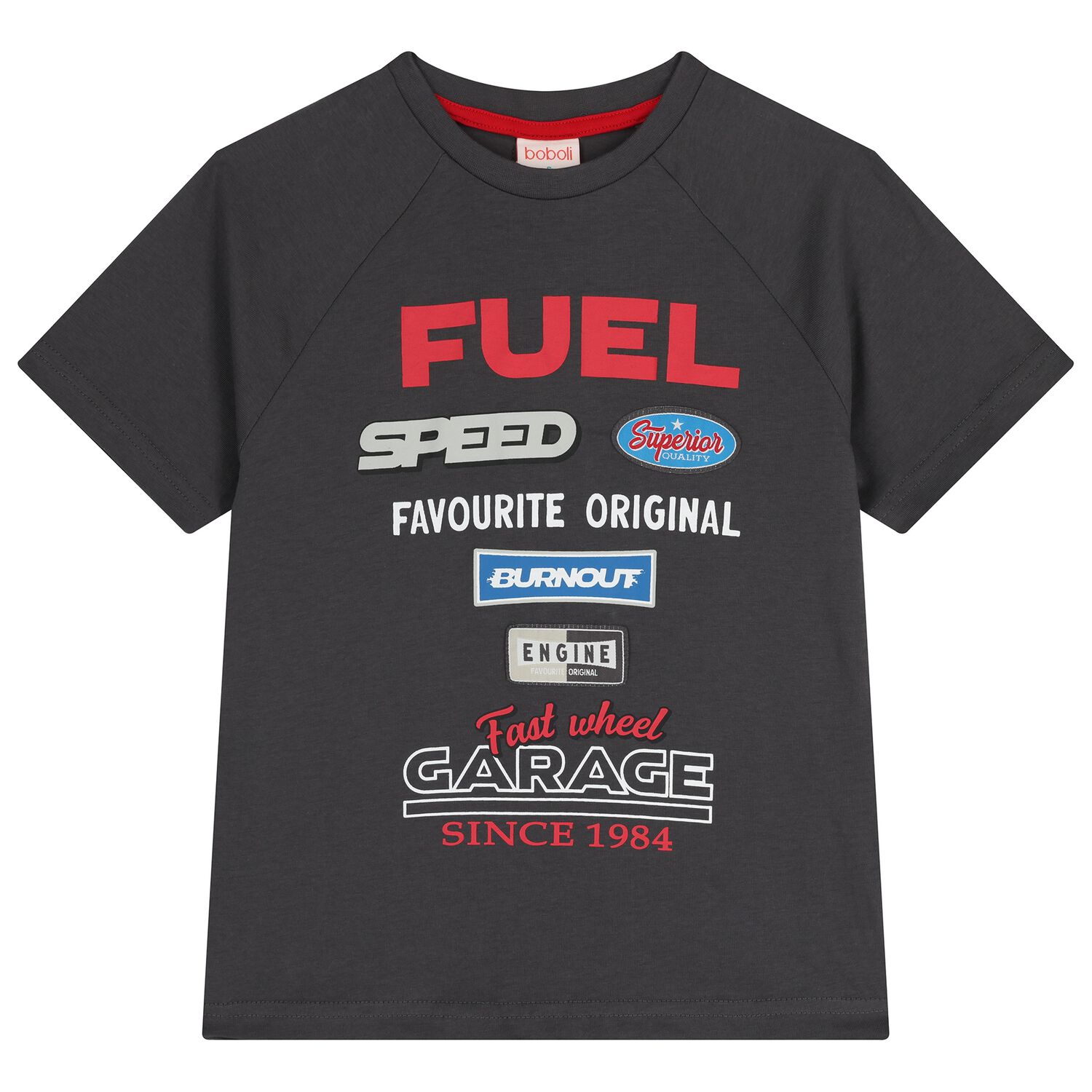 تيشيرت للأولاد باللون الرمادي , 1, hi-res