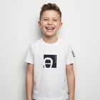 Younger Boys White Logo T-Shirt, 1, hi-res