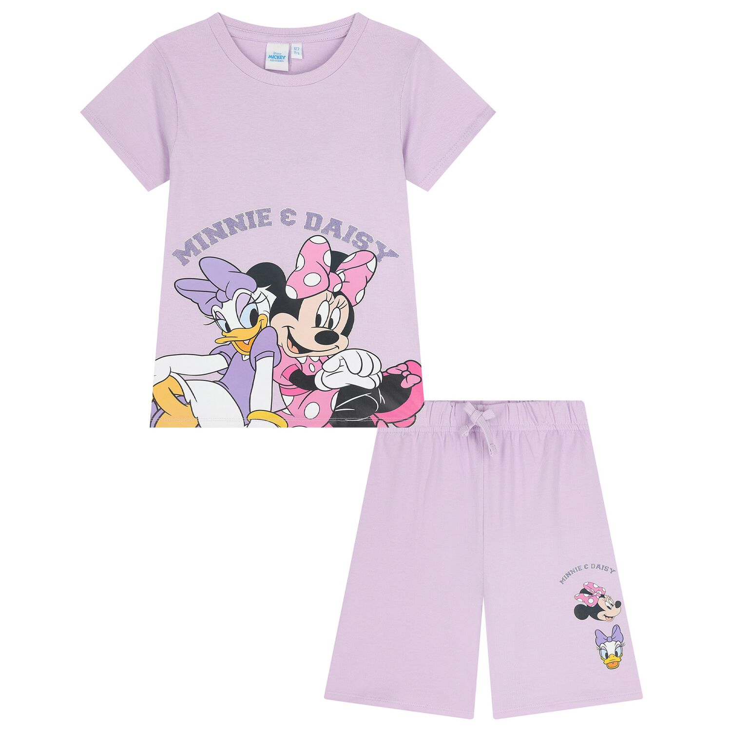 Girls Purple Disney Shorts Set, 1, hi-res