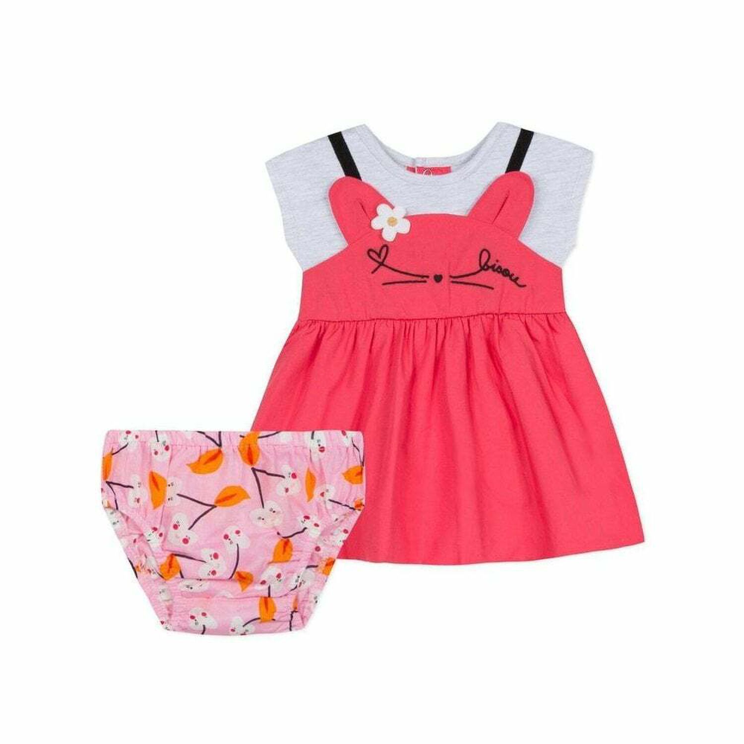 Baby Girl Pink Dress Set, 1, hi-res image number null
