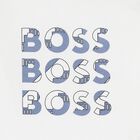 توب أولاد بأكمام بالشعار باللون الأبيض, 1, hi-res