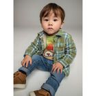 Younger Boys Blue Denim Jeans, 1, hi-res