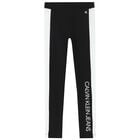 Girls Black & White Logo Legging, 1, hi-res