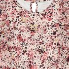 Girls Pink Logo Ruffled Dress, 1, hi-res